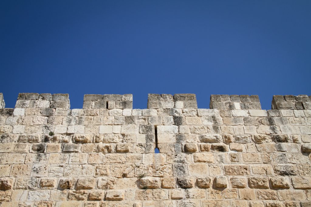 Walls of Jerusalem similar to the time of Acts 6