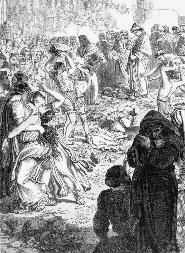 Act 7: the trial and stoning of Stephen