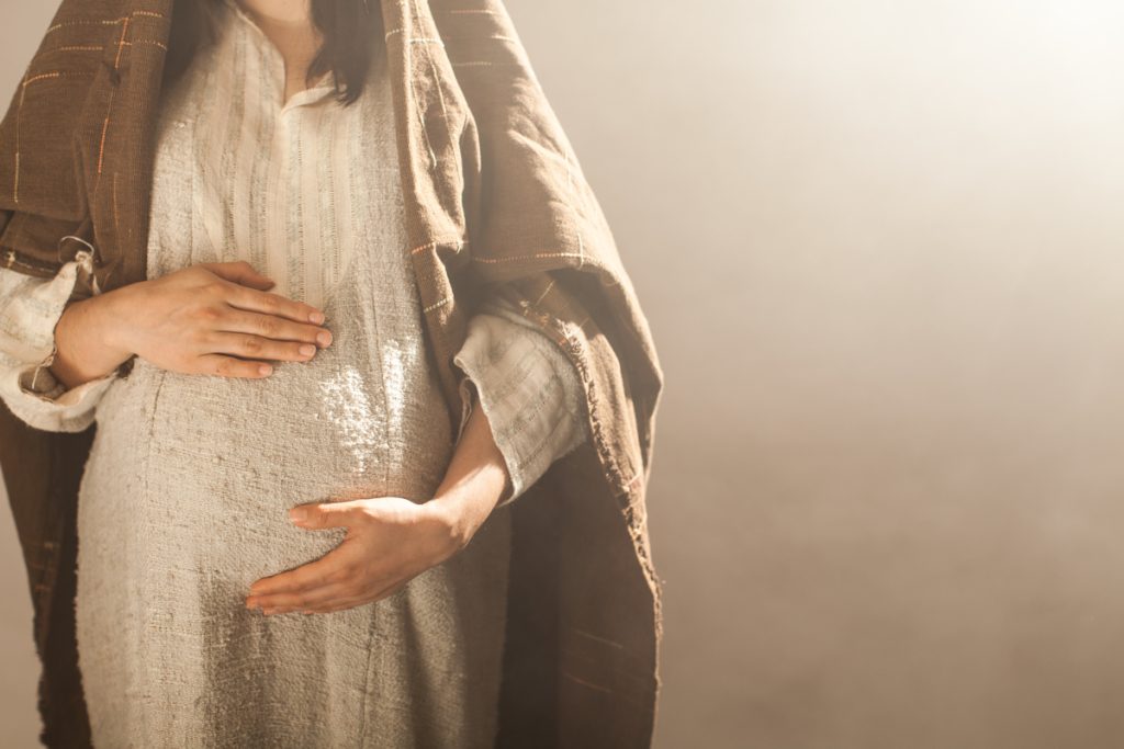 Luke 1: Mary pregnant with Jesus